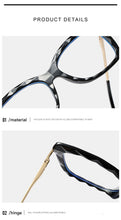 Load image into Gallery viewer, anti blue light glasses Transparent Square Optical computer glasses women Brand blue light  Big frame Clear Cat eye women&#39;s