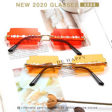 Load image into Gallery viewer, New Fashion Lady Rimless Square Blade Sunglasses Women Men Vintage Small Sun Glasses Female UV400 Frameless Punk Sunshades