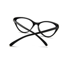 Load image into Gallery viewer, Women Cat Eye Spectacle Eyeglasses Frame Men Clear Lens Optical Plain Glasse Frame Computer Glasses Myopic Glasses Unisex