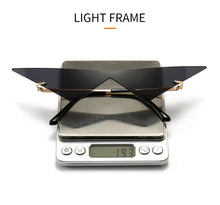 Load image into Gallery viewer, Fashion Rimless Triangle Sunglasses Catwalk Women's Luxury Funny Sun Glasses Shades for Women UV400 2022 Brand Designer SG040