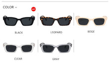 Load image into Gallery viewer, Ladies Small Square Sunglasses Women  Narrow Frame Sun Glasses Retro Rectangle Eyewears Beige Eyeglasses