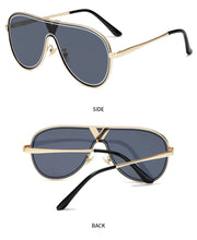 Load image into Gallery viewer, Brand Design Fashion Sunglasses Women Metal Gradient Sun Glasses High Quality Men UV400 Sunglass Shades Eyewear Oculos de sol