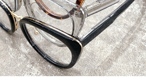 Leopard Cat Eye Prescription Glasses Frame Women Optical Myopia Eyeglasses Frame Female Anti Blue Light Computer Spectacles TR90