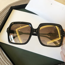 Load image into Gallery viewer, High Quality Brand Design Women Sunglasses Luxury Glasses Lady Square Sunglass Woman 2022 Gradient Pink Blue Lens Men Eyeglasses