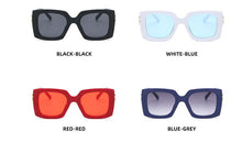 Load image into Gallery viewer, 2022 new European and beautiful brand sunglasses fashion men&#39;s square big frame sunglasses UV400 driving retro sunglasses
