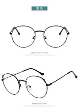 Load image into Gallery viewer, Retro Cat Ear Glasses Frame Fashion Ladies Glasses Round Glasses Korean Glasses Frames Ladies Decorative Glasses