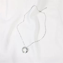 Load image into Gallery viewer, new original Silver Color  slip falling meteor micro-inlaid necklace Meteor Garden fashion trend jewelry