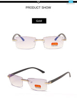 Load image into Gallery viewer, Anti-blue light Finished Myopia Glasses Rimless Eyeglasses Students Short Sighted Eyewear -1.0 -1.5 -2 -2.5 -3 -3.5 -4