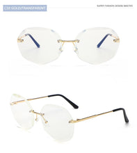 Load image into Gallery viewer, Fashion Rimless Gradient Sunglasses Women Brand Designer   Shades Cutting Lens Metal Frames Vintage Sun glasses oculos de sol