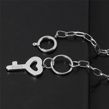 Load image into Gallery viewer, High Polished IGIRL Heart Necklace I GIRL Stainless Steel Heavy Duty Gothic Streetwear Bead Chain Choker Necklace Bijoux Femme