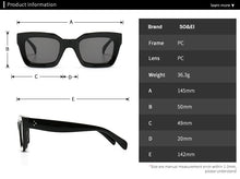 Load image into Gallery viewer, Fashion Cat Eye Sunglasses Women Brand Designer Retro Square Blue Purple Eyewear Female Nails Sun Glasses Shades UV400 Men