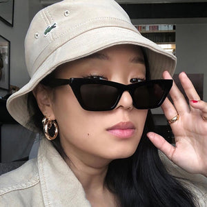 ERILLES Vintage Cat Eye Sunglasses Women Fashion Luxury Sexy Small Frame UV400 Sun Shades Glasses Female Oculos De Sol Feminino