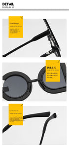 2022 Trend Letter Sunglasses Female Oversized Sun Glasses Women Luxury Brand Spray Paint Diamond Frame Flash Shades Eyeglasses
