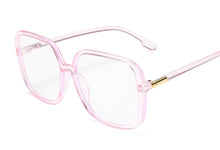 Load image into Gallery viewer, Vintage Oversized Square Glasses Frame Women 2022 New Retro Big Eyeglasses Female Clear Lens Optical Spectacles Transparent
