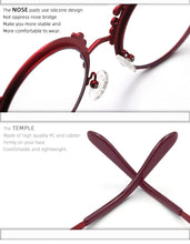 Load image into Gallery viewer, Retro Round Metal Prescription Eyeglasses Frames Luxury Brand Design Clear Glasses Women Fashion Customizable Diopters Glasses