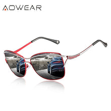 Load image into Gallery viewer, Luxury Vintage Polarized Sunglasses Women Fashion Oversized Sun Glasses Ladies Cat Eye Shades Glasses Oculos Gafas