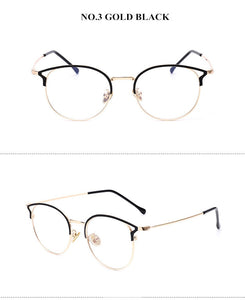 Anti Blue Light Glasses Frame Cat Eye Eyeglasses Frames Women Computer Protection Eyewear Optical Spectacles Myopia Frame
