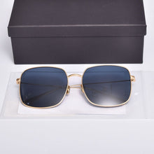Load image into Gallery viewer, High Quality Luxury Brand Design Stellaire Sunglasses Metal Square Frames Nylon UV400 Lens Sunglasses Women Men With Case