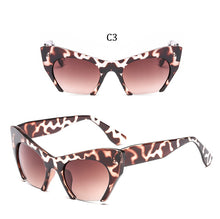 Load image into Gallery viewer, Big frame women glasses frame fashion cat eye Clear Lens brand oversized Glasses Female Transparent Half frame optical frame