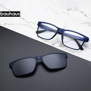 High End Quality Optical Eyeglasses Frame Clip On  Magnets Polarized  Myopia Glasses sunglasses Spectacle Frame For Male