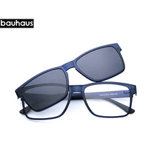 Load image into Gallery viewer, High End Quality Optical Eyeglasses Frame Clip On  Magnets Polarized  Myopia Glasses sunglasses Spectacle Frame For Male