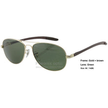 Load image into Gallery viewer, High End Sunglasses Carbon bar Pilot Cockpit style frame Glass lens 59 size 8301 TECH Unisex women summer dress Fashion