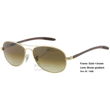 Load image into Gallery viewer, High End Sunglasses Carbon bar Pilot Cockpit style frame Glass lens 59 size 8301 TECH Unisex women summer dress Fashion