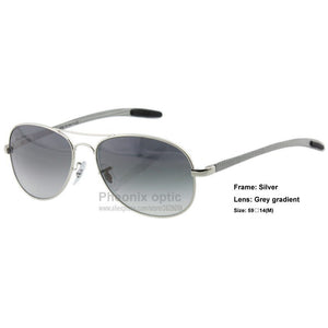 High End Sunglasses Carbon bar Pilot Cockpit style frame Glass lens 59 size 8301 TECH Unisex women summer dress Fashion