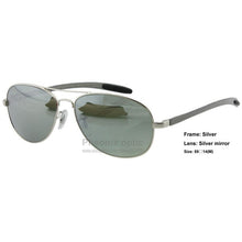 Load image into Gallery viewer, High End Sunglasses Carbon bar Pilot Cockpit style frame Glass lens 59 size 8301 TECH Unisex women summer dress Fashion