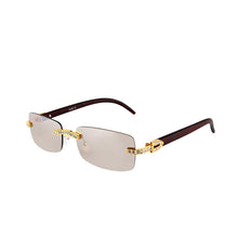 Load image into Gallery viewer, High Crystal Rimless Sunglasses Women Men Diamond Rectangle Sunglass  Brand Designer Eyeglasses Square Shades