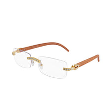 Load image into Gallery viewer, High Crystal Rimless Sunglasses Women Men Diamond Rectangle Sunglass  Brand Designer Eyeglasses Square Shades