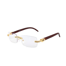 Load image into Gallery viewer, High Crystal Rimless Sunglasses Women Men Diamond Rectangle Sunglass  Brand Designer Eyeglasses Square Shades