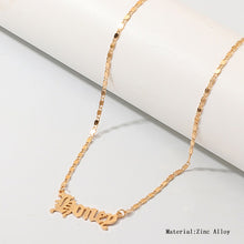 Carica l&#39;immagine nel visualizzatore di Gallery, High Quality 2020 New Fashion Jewelry Gold Babygirl Letter Necklace Name Pendants Lovely Gift for the Mom
