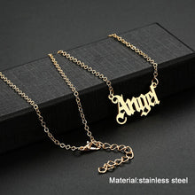 Carica l&#39;immagine nel visualizzatore di Gallery, High Quality 2020 New Fashion Jewelry Gold Babygirl Letter Necklace Name Pendants Lovely Gift for the Mom