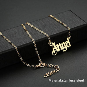 High Quality 2020 New Fashion Jewelry Gold Babygirl Letter Necklace Name Pendants Lovely Gift for the Mom