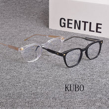 Load image into Gallery viewer, 2023 Korean GENTLE KUBO Eyeglasses Frames Women Men Square Acetate Prescription Glasses With Original Box