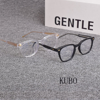2023 Korean GENTLE KUBO Eyeglasses Frames Women Men Square Acetate Prescription Glasses With Original Box