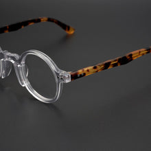Load image into Gallery viewer, Acetate Creative Round Glasses Frames for Men Women Vintage Optical Prescription Eyeglasses Handmade Retro Eyewear