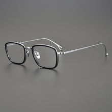 Load image into Gallery viewer, Acetate Titanium Glasses Frame Men Handmade Design Ultralight Business Square Myopia Women Anti Blue Light Eyewear