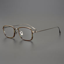 Load image into Gallery viewer, Acetate Titanium Glasses Frame Men Handmade Design Ultralight Business Square Myopia Women Anti Blue Light Eyewear