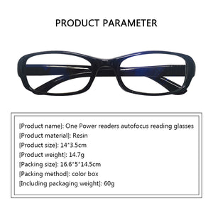 Auto Focus Reading Glasses Men's Automatic Adjustment Reading Glasses Women's Dual Focus Brand Reading Glasses