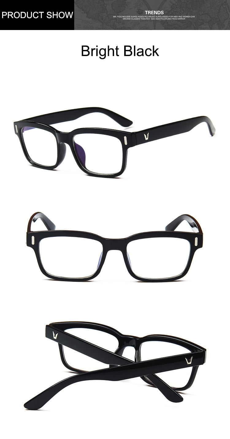 High Quality Brand Design Clear Lens Eyewear Frames Unisex Eyeglasses Men Women Optical anti-fatigue Goggles Eye Glasses Frames