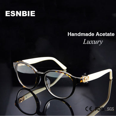 Brand Design Eyewear Frames Women  occhiali Prescription Glasses Frame in Clear Lens Rx Optical Frame Woman