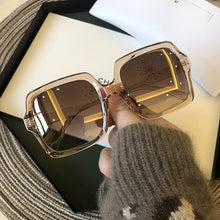 Load image into Gallery viewer, High Quality Brand Design Women Sunglasses Luxury Glasses Lady Square Sunglass Woman 2022 Gradient Pink Blue Lens Men Eyeglasses