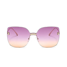 Carica l'immagine nel visualizzatore di Gallery, High Quality Cat Eye Sunglasses Women Men Metal shades  Square Sunglasses Female Gradiend Glasses zonnebril dames