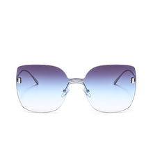 Carica l'immagine nel visualizzatore di Gallery, High Quality Cat Eye Sunglasses Women Men Metal shades  Square Sunglasses Female Gradiend Glasses zonnebril dames