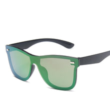 Load image into Gallery viewer, Sunglasses One piece Trend Vintage Eyeglass Brand Design Protection Reflective Frameless Sunglassess UV400