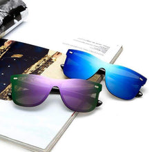 Load image into Gallery viewer, Sunglasses One piece Trend Vintage Eyeglass Brand Design Protection Reflective Frameless Sunglassess UV400