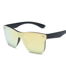 Load image into Gallery viewer, Sunglasses One piece Trend Vintage Eyeglass Brand Design Protection Reflective Frameless Sunglassess UV400