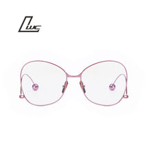 Carica l'immagine nel visualizzatore di Gallery, Frame SunGlasses for Women Eyeglasses Frame Vintage Round Clear Lens Transparent Sun Glasses Female Oculos
